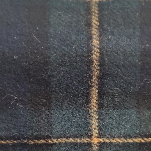 Polo Ralph Lauren Vintage Men\'s Plaid 80% Wool/20% Nylon Scarf Green/Blue/Brown